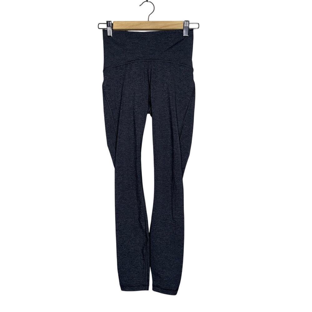 Lululemon Wunder Under High Rise Tight Gray Luxtreme Leggings Size 4